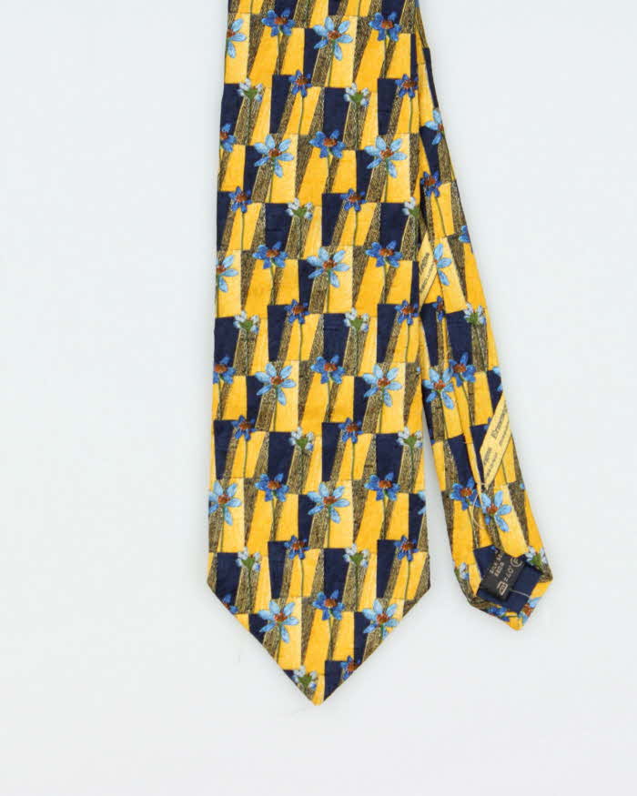 Vintage Ermenegildo Zenga Pattern Silk Tie