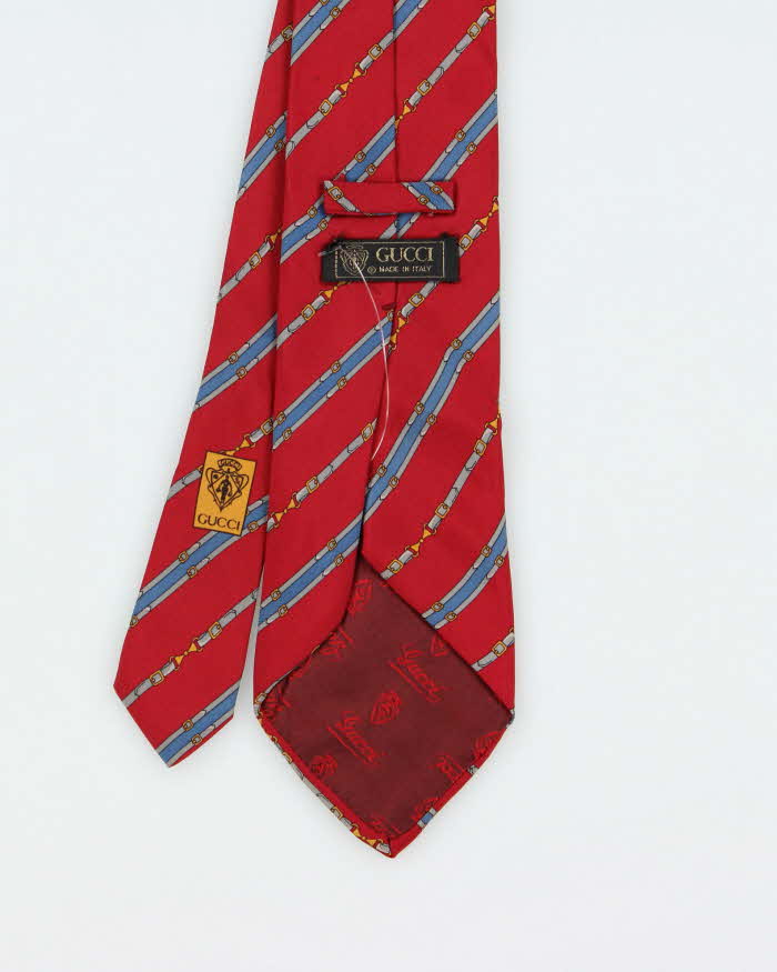 Vintage 1980s Gucci Silk Tie