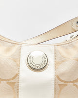 Vintage Y2k 2000s Coach Signature Demi Crossbody Handbag