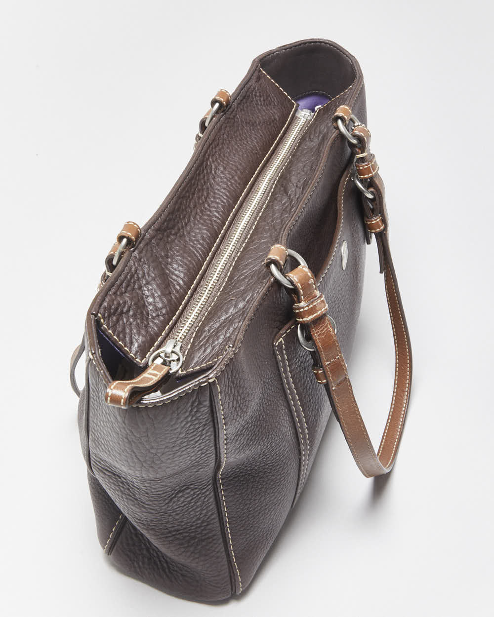Vintage Y2k 2000s Coach Chelsea Pebbled Leather Handbag
