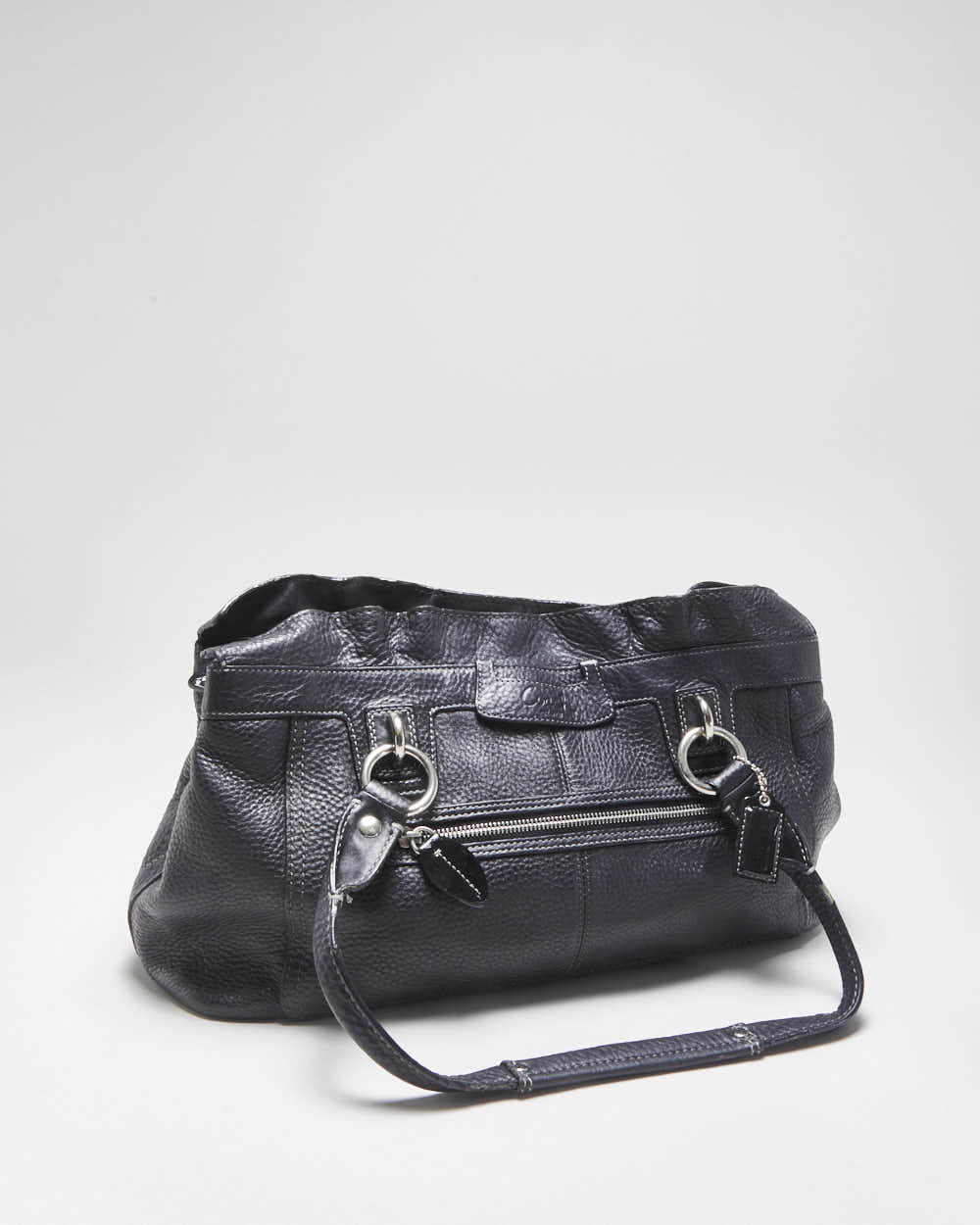 Vintage Y2k 2000s Coach Penelope Pebbled Leather Tote Handbag