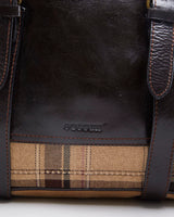 Vintage Unisex Brown Suede satchel