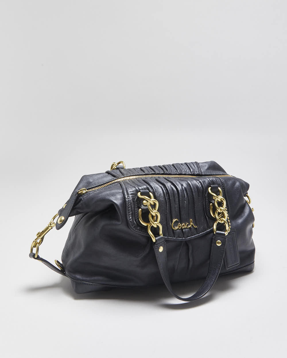 Vintage Y2k 2000s Coach Madison Ruched Two-way Shoulder Bag