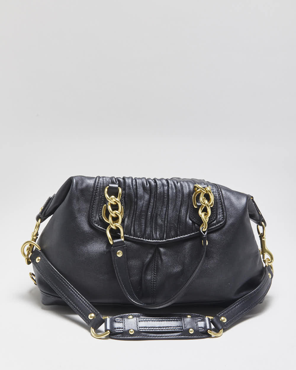 Vintage Y2k 2000s Coach Madison Ruched Two-way Shoulder Bag