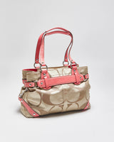 Vintage Y2k 2000s Coach Carly Signature Handbag