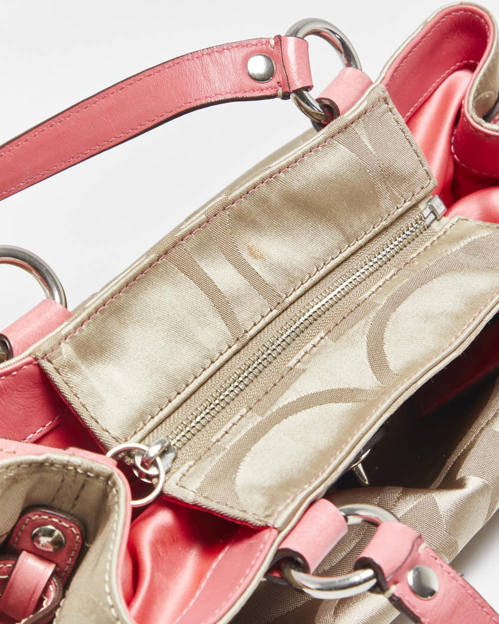 Vintage Y2k 2000s Coach Carly Signature Handbag