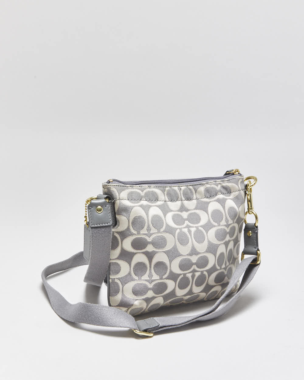 Vintage Y2k 2000s Coach Signature Jacquard Cross-body Bag