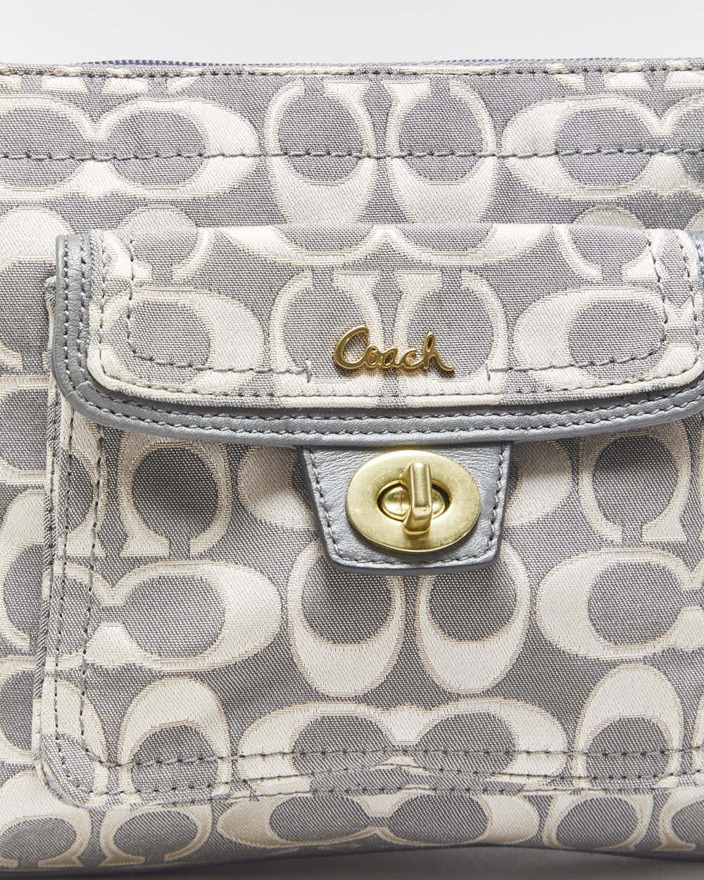 Vintage Y2k 2000s Coach Signature Jacquard Cross-body Bag