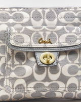 Vintage Y2k 2000s Coach Signature Jacquard Cross-body Bag