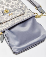 Vintage Y2k 2000s Coach Signature Jacquard Cross-body Bag