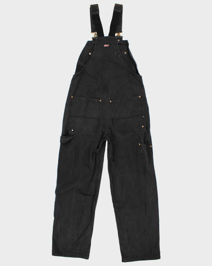 Vintage Dickies Workwear Black Dungarees - W34 L30