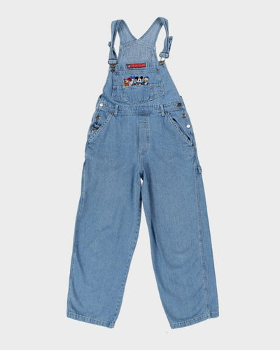 Vintage 90s Mickey Mouse Denim Dungarees - W32 L30