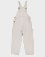 Vintage 90s Gap Cream Dungarees - W38 L30