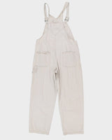 Vintage 90s Gap Cream Dungarees - W38 L30
