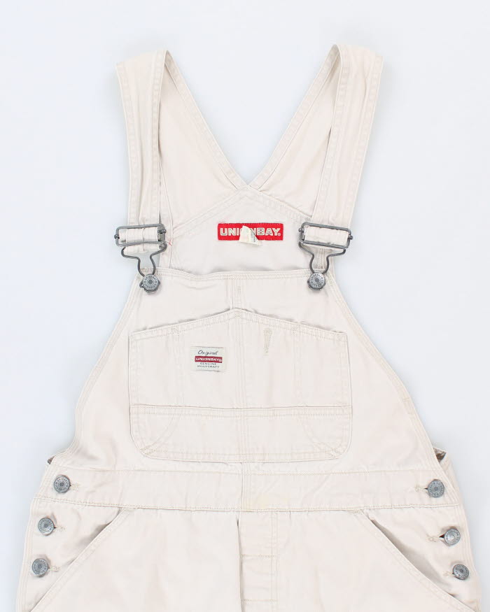 Vintage 90s Union Bay Cream Dungarees - S