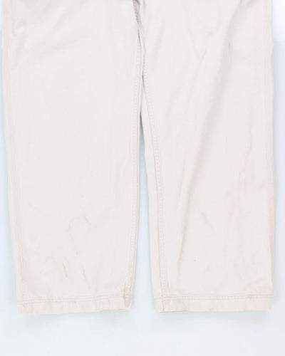 Vintage 90s Union Bay Cream Dungarees - W36 L29