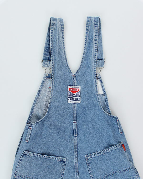 Vintage 90s/00s Ikeda Denim Carpenter Dungarees - W32 L30