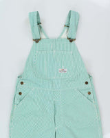 DSWT 1980s Fruit Of The Loom Pinstriped Dungarees - W33 L34
