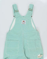DSWT 1980s Fruit Of The Loom Pinstriped Dungarees - W33 L34