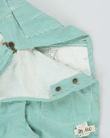 DSWT 1980s Fruit Of The Loom Pinstriped Dungarees - W33 L34
