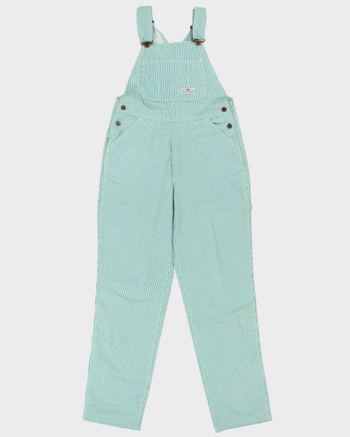 DSWT 1980s Fruit Of The Loom Pinstriped Dungarees - W34 L34