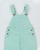 DSWT 1980s Fruit Of The Loom Pinstriped Dungarees - W34 L34