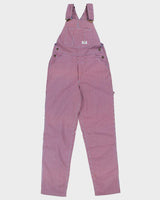 DSWT 1980s Fruit Of The Loom Pinstriped Dungarees - W32 L34