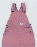 DSWT 1980s Fruit Of The Loom Pinstriped Dungarees - W32 L34