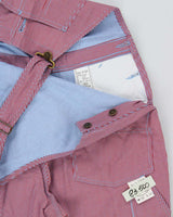 DSWT 1980s Fruit Of The Loom Pinstriped Dungarees - W33 L34