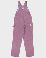 DSWT 1980s Fruit Of The Loom Pinstriped Dungarees - W34 L34