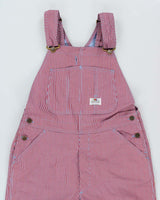DSWT 1980s Fruit Of The Loom Pinstriped Dungarees - W34 L34
