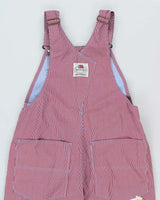 DSWT 1980s Fruit Of The Loom Pinstriped Dungarees - W34 L34