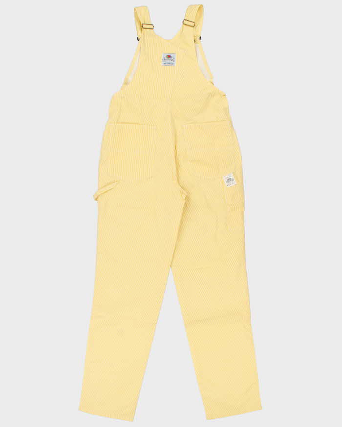 DSWT 1980s Fruit Of The Loom Pinstriped Dungarees - W33 L34