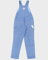 DSWT 1980s Fruit Of The Loom Pinstriped Dungarees - W34 L34