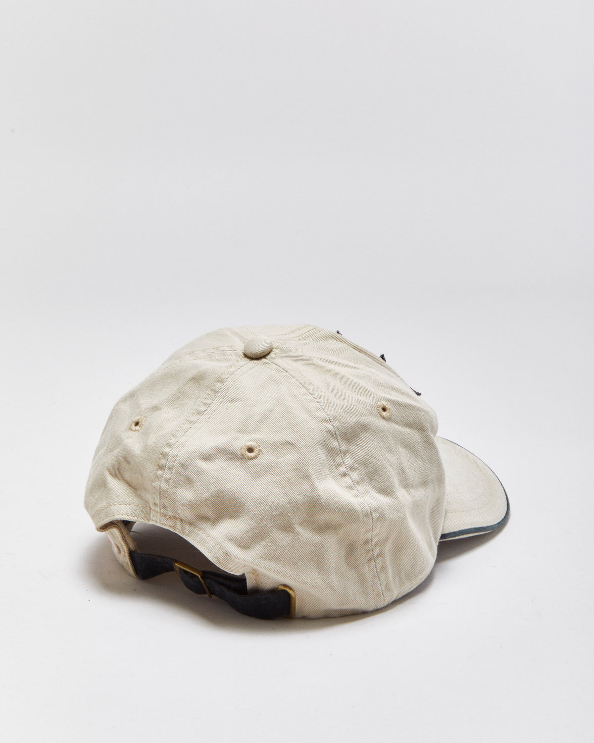Vintage 1990s Polo Ralph Lauren Polo Sport Survival Team Mountain Rescue Patch Khaki Canvas Baseball Cap - OS