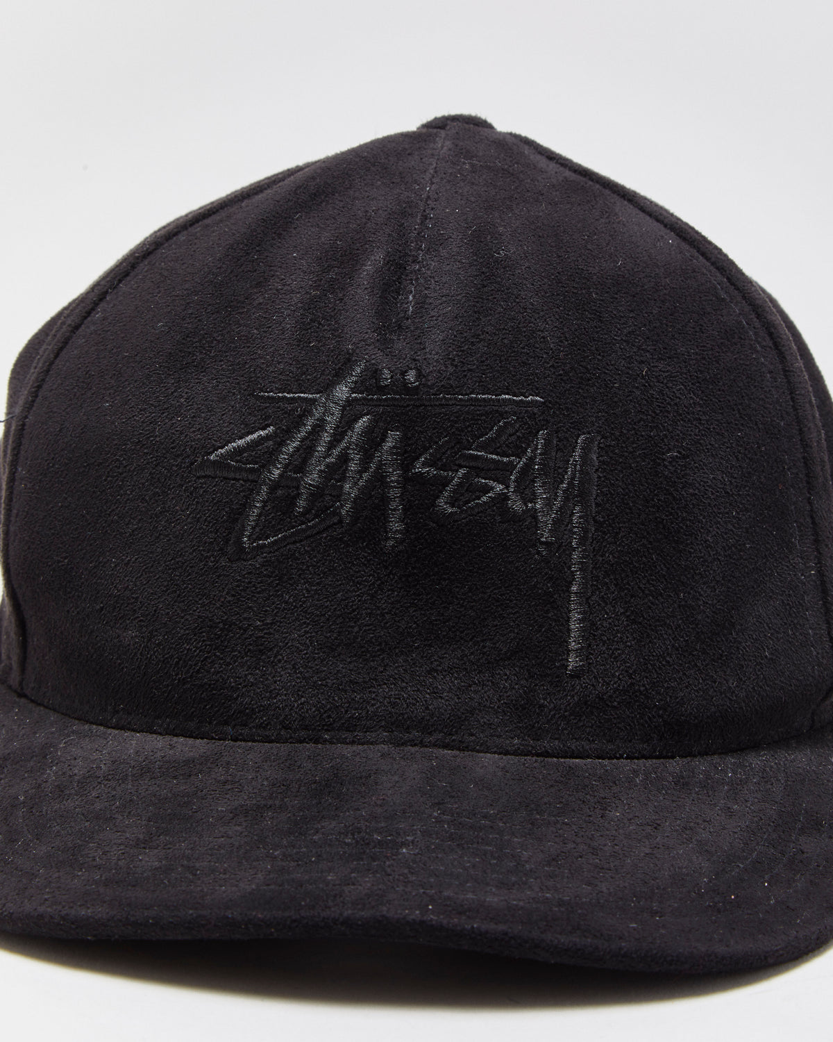 Stussy Big Stock Logo Velour Snapback - OS