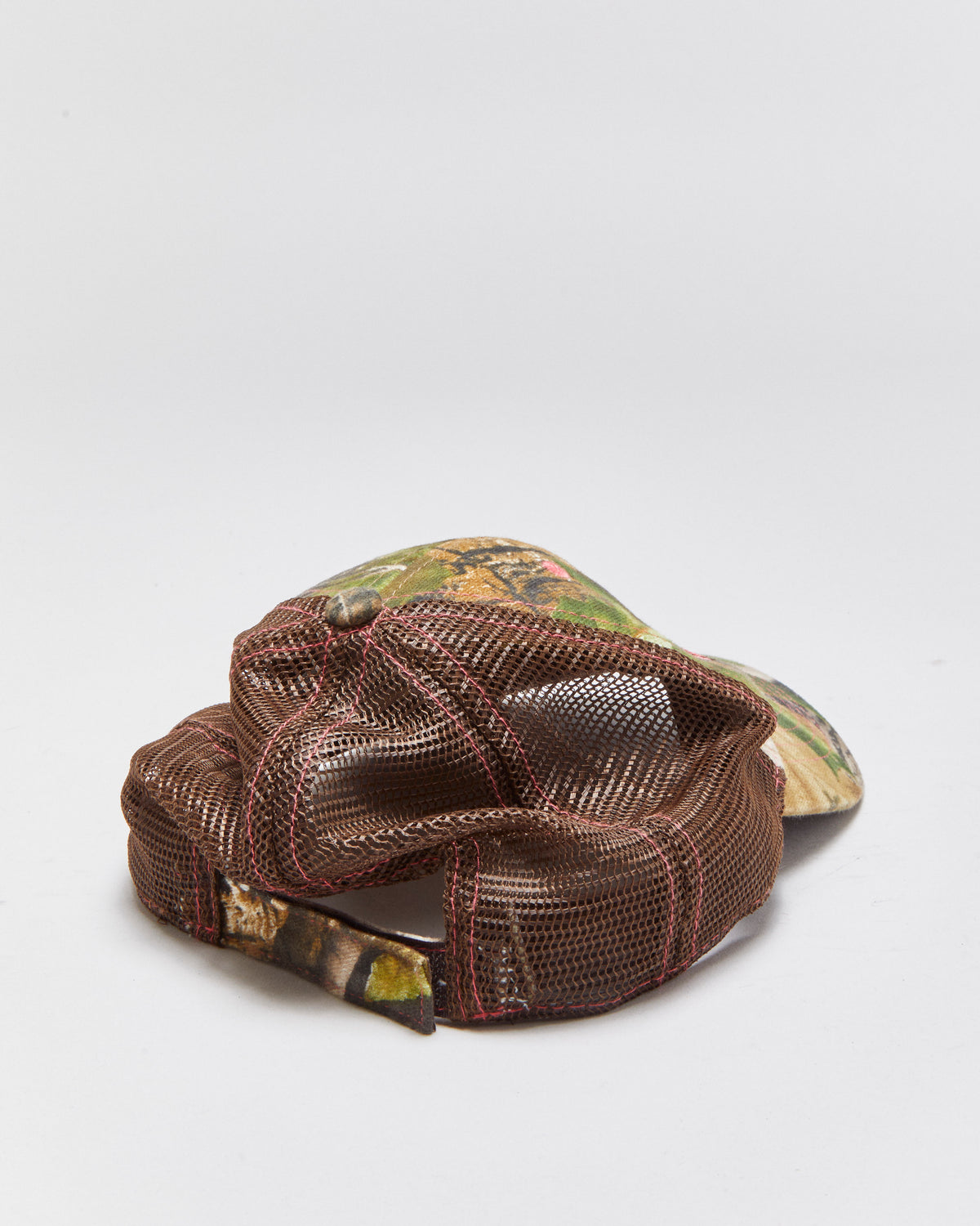 Vintage Y2K 00s Chevrolet Realtree Camo Canvas Velcro Trucker Hat - OS