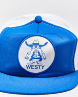 DS Vintage 1980s Westy Patch Flat Brim Trucker Hat - OS