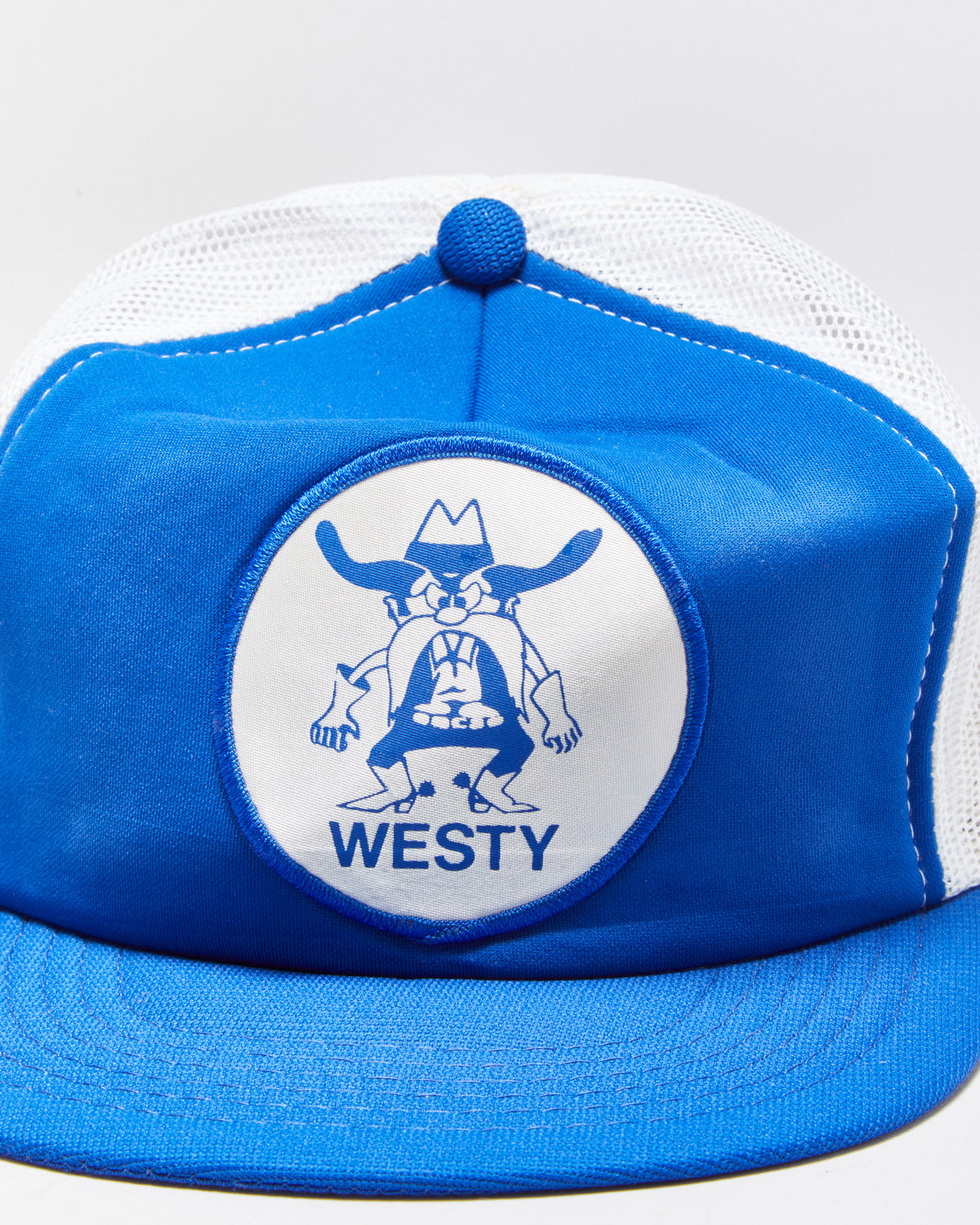 DS Vintage 1980s Westy Patch Flat Brim Trucker Hat - OS