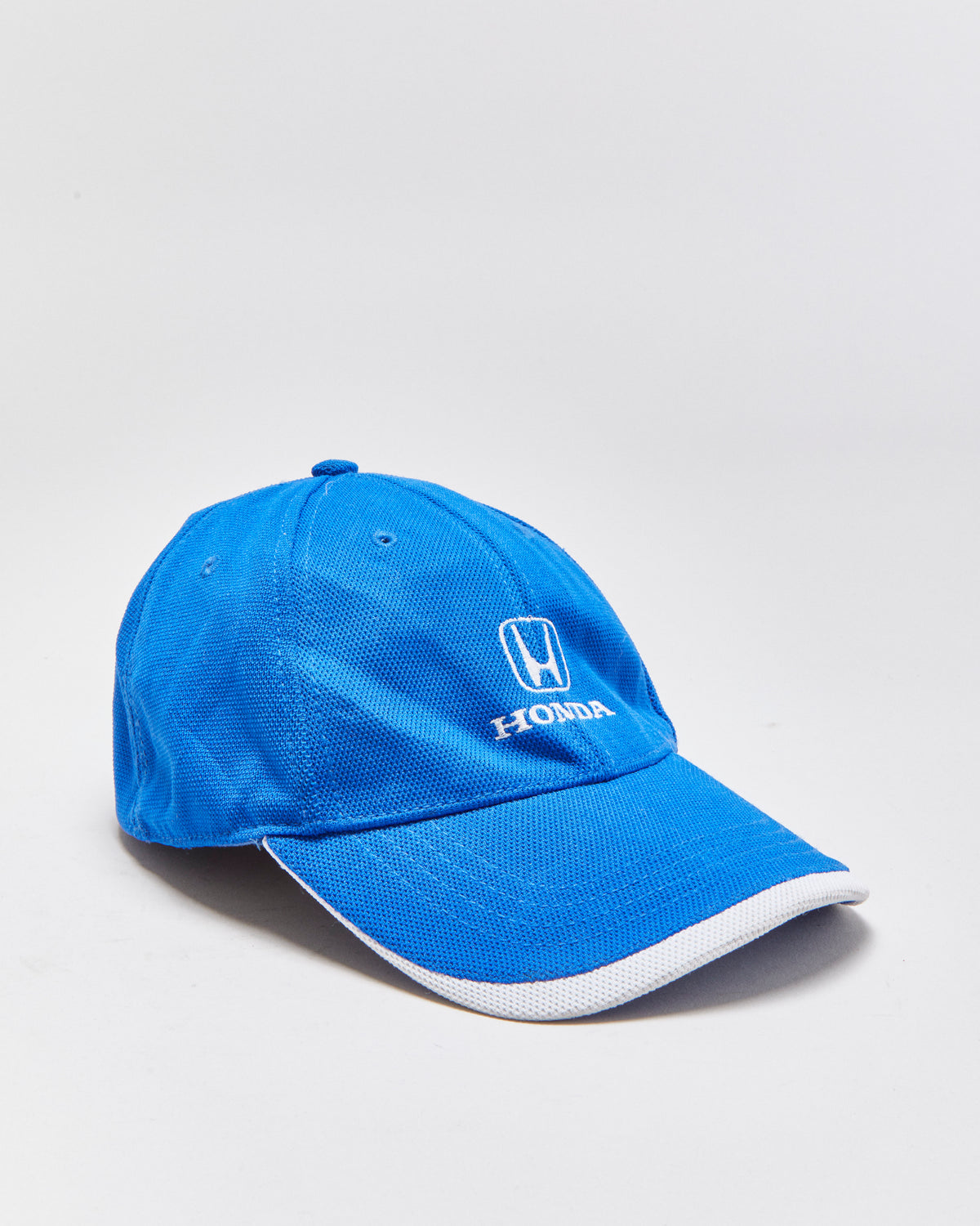 Vintage 1990s Honda Embroidered Canvas Stretch Fit Baseball Cap - L/XL