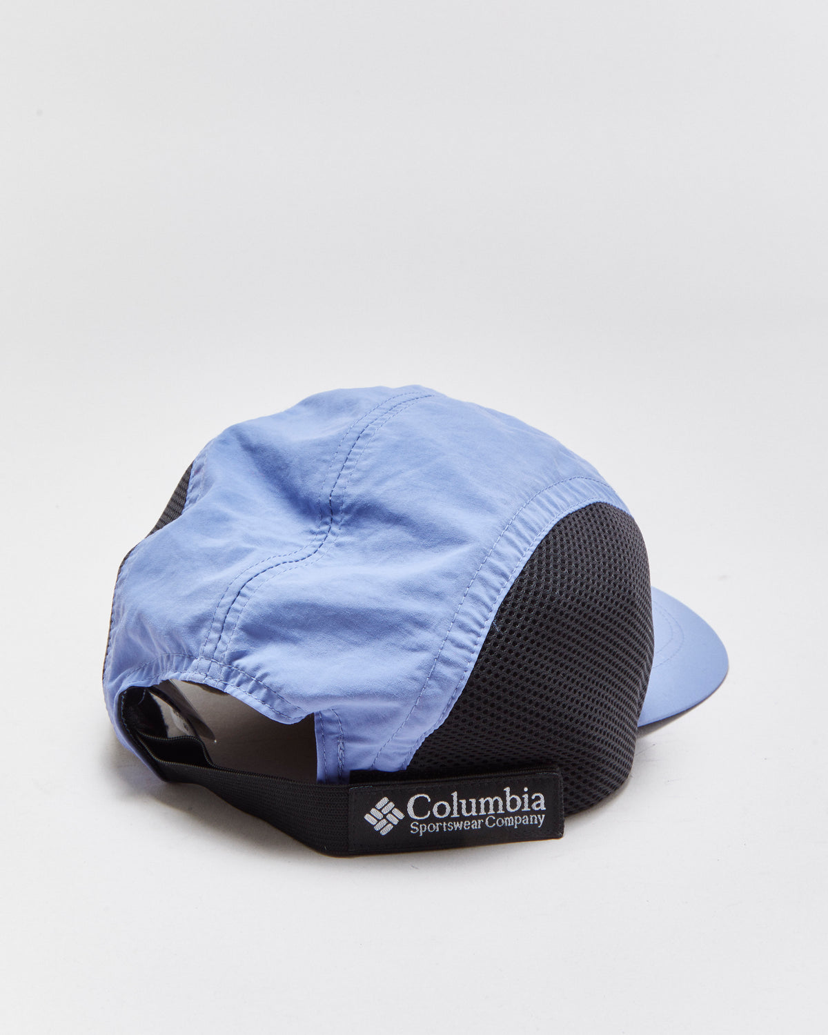 Vintage '03 Y2K Columbia Lavender Soft Shell Net Velcro Hiking 5-Panel Cap - OS
