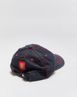 Vintage Y2K 00s Manchester United FC Contrast Stitch Canvas Baseball Cap - OS