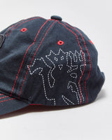 Vintage Y2K 00s Manchester United FC Contrast Stitch Canvas Baseball Cap - OS