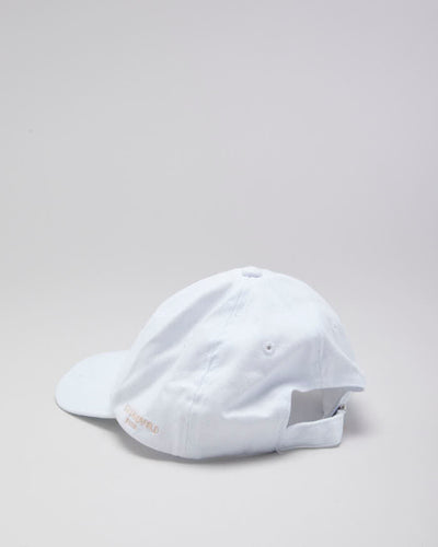 Karl Lagerfeld Embroidered White Cap - O/S