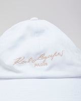 Karl Lagerfeld Embroidered White Cap - O/S