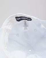 Karl Lagerfeld Embroidered White Cap - O/S