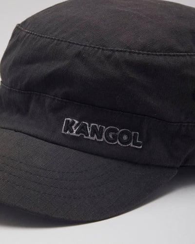 Kangol Military Faded Black Cap - L/XL