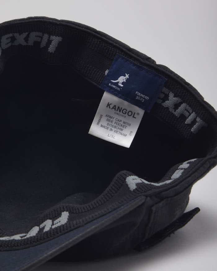 Kangol Military Faded Black Cap - L/XL