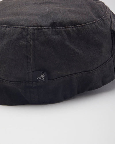 Kangol Military Faded Black Cap - L/XL