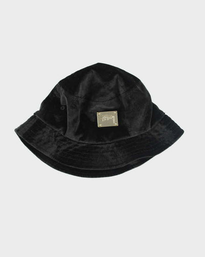 Vintage Stussy Velvet Style Bucket Hat - OS